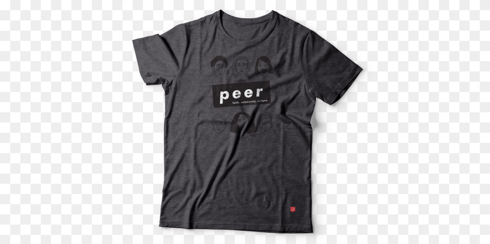 Peer T Shirt Charcoal Fishing T Shirts, Clothing, T-shirt, Face, Head Free Transparent Png