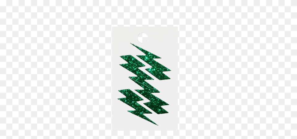 Pegable Lightning Bolt Glitter Stickers Emerald Pcs Per Sheet, Christmas, Christmas Decorations, Festival Free Transparent Png