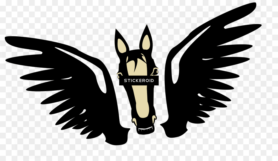 Pegasus, Logo, Animal, Kangaroo, Mammal Png Image