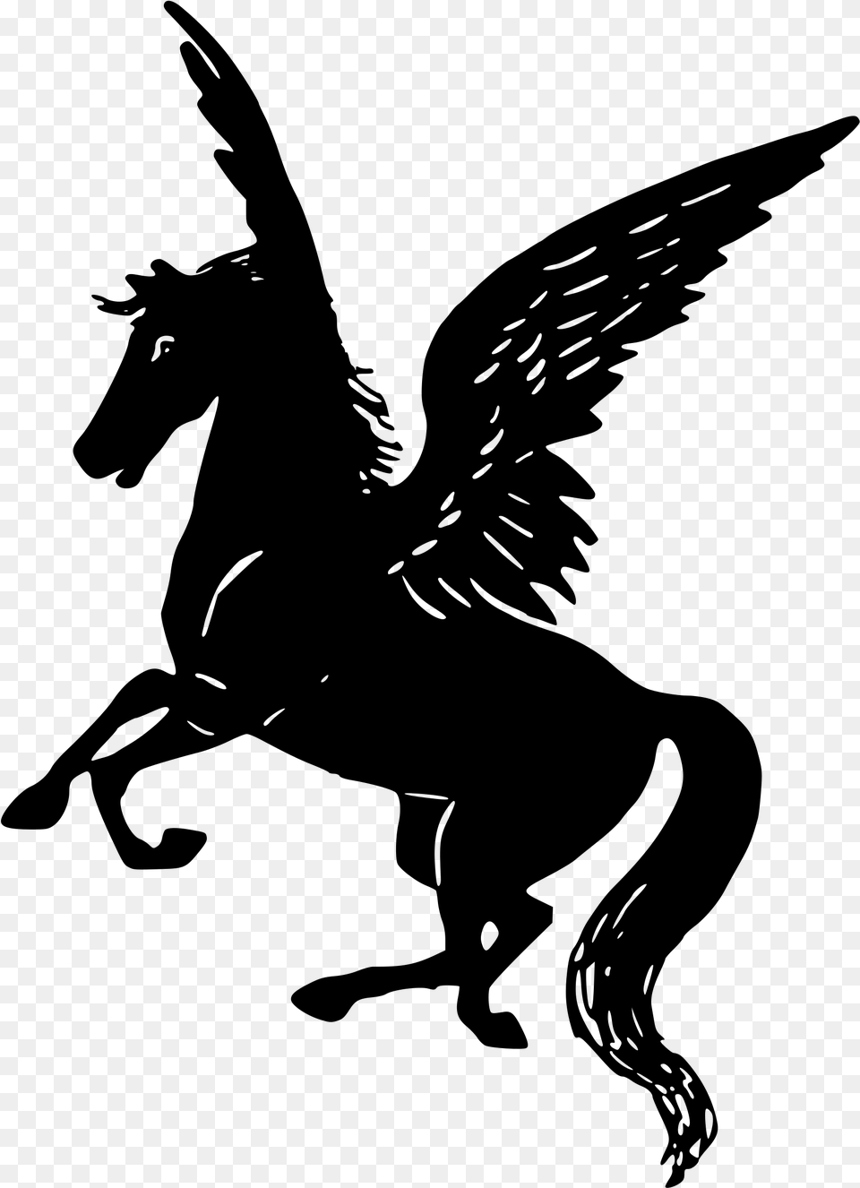 Pegasus Clipart Pegasus Clipart, Gray Free Transparent Png