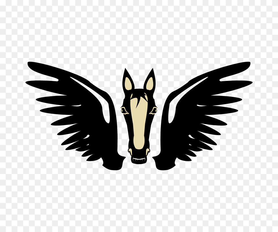 Pegasus Cliparts, Logo, Stencil, Animal, Kangaroo Png Image