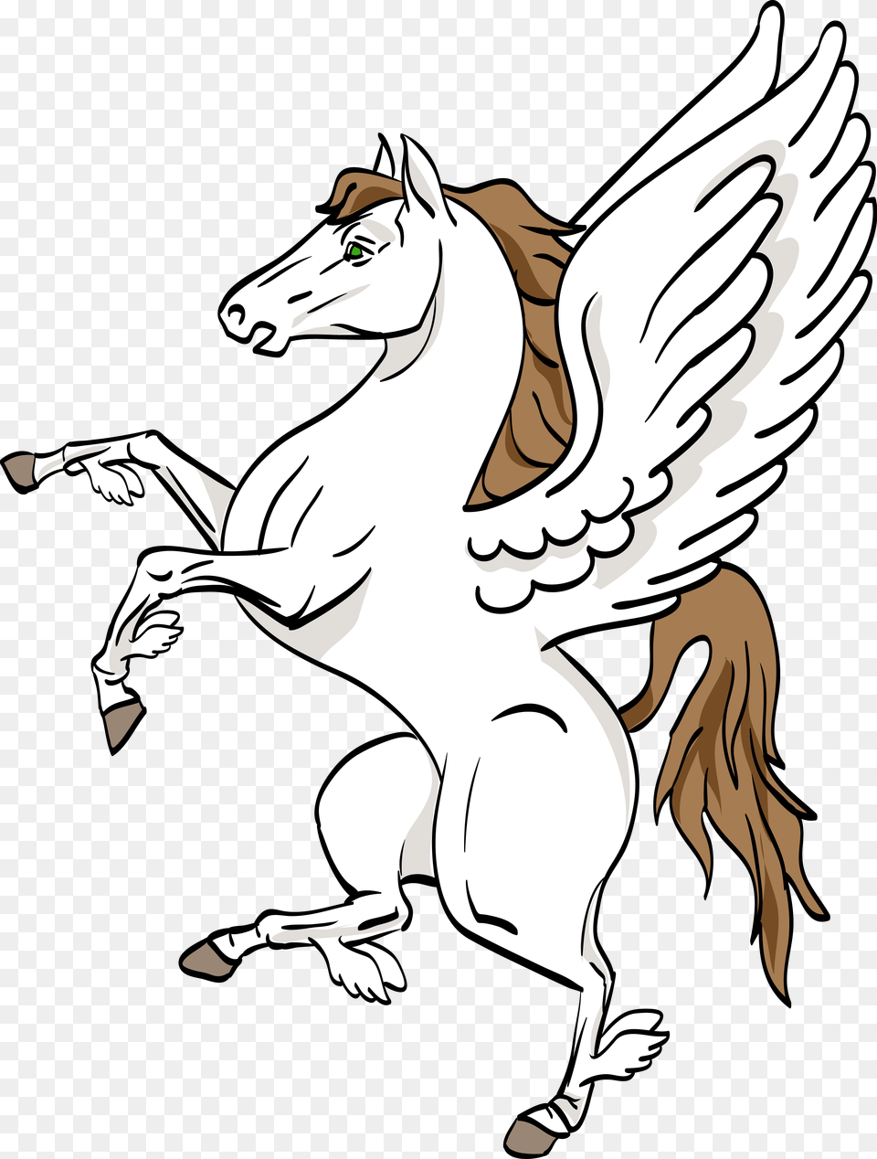 Pegasus Coat Of Arms Meaning Clipart Coat Of Arms Pegasus, Baby, Person Png Image