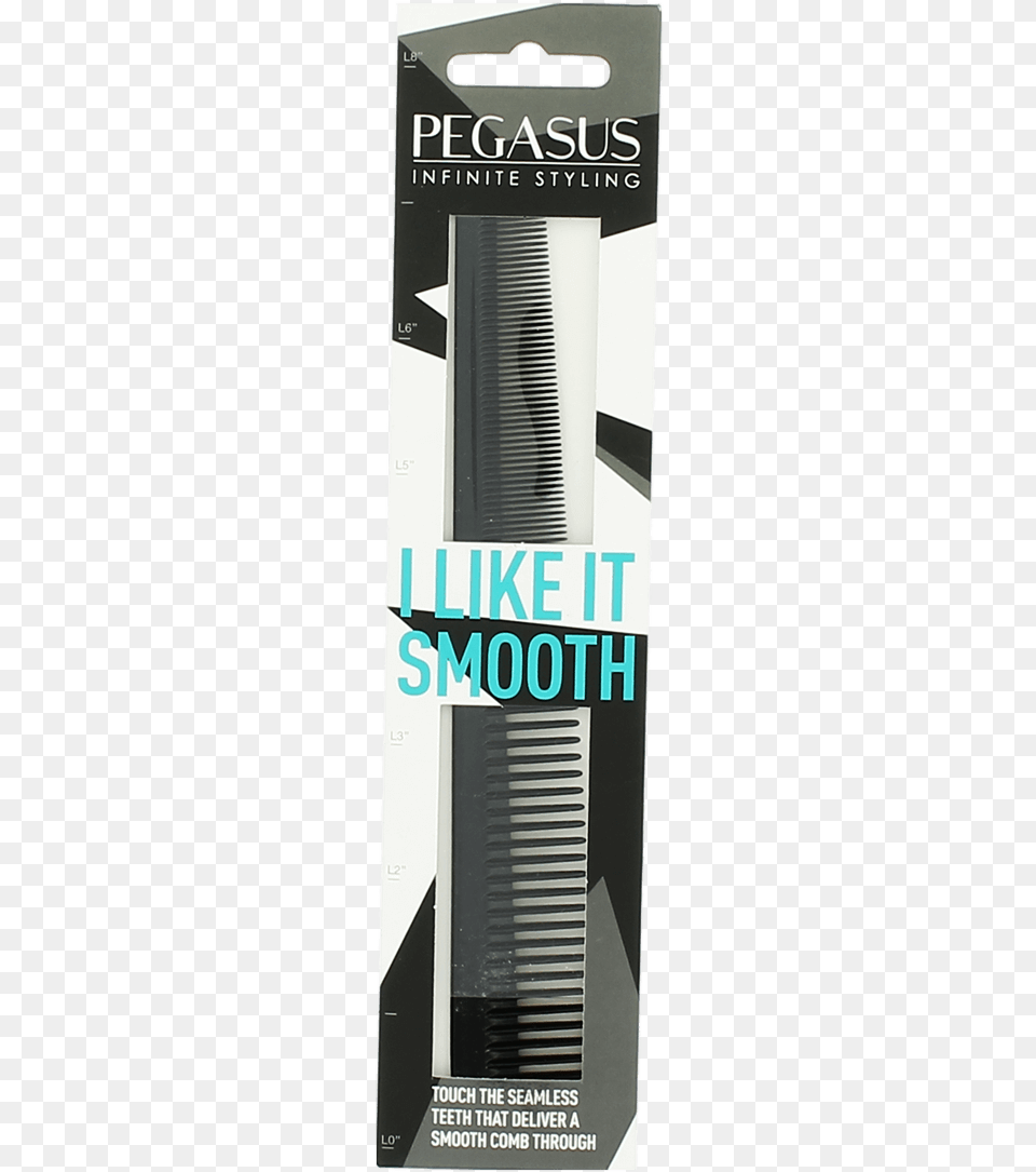 Pegasus Hard Rubber Tapered Barber Comb Png