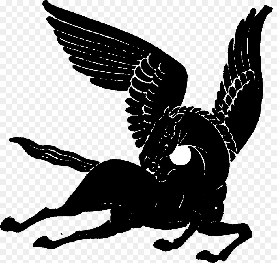 Pegasus Pic Ancient Greek Animals, Animal, Bird, Blackbird, Person Png Image