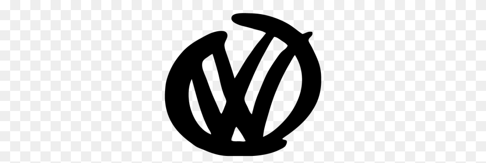 Pegatina De Vinilo Logo Volkswagen, Gray Free Png Download