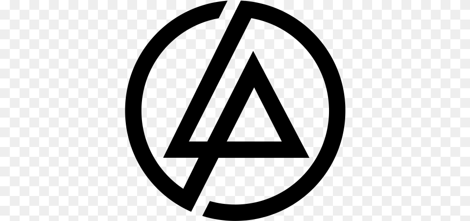 Pegatina Linkin Park Logo Circulo Linkin Park Logo, Gray Png