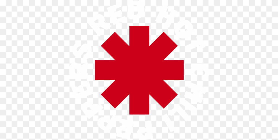 Pegatina Red Hot Chili Peppers Red Hot Chili Peppers Black Logo, First Aid, Red Cross, Symbol Free Png Download