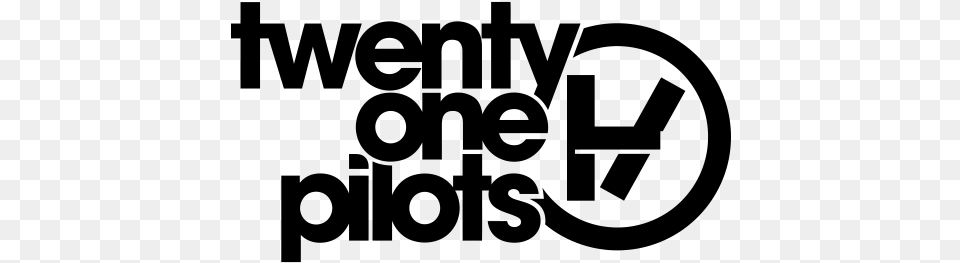 Pegatina Twenty One Pilots Quiet Is Viol Logo De Twenty One Pilots, Gray Free Png