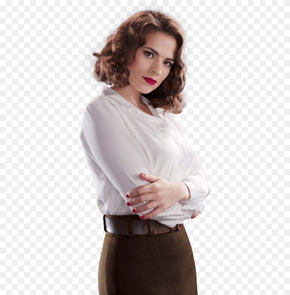 Peggy Carter, Woman, Sleeve, Person, Long Sleeve Free Transparent Png