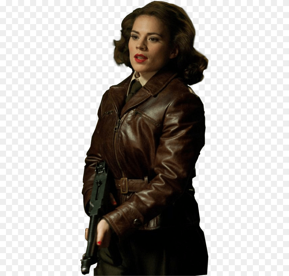 Peggy Carter, Handgun, Clothing, Coat, Weapon Free Transparent Png