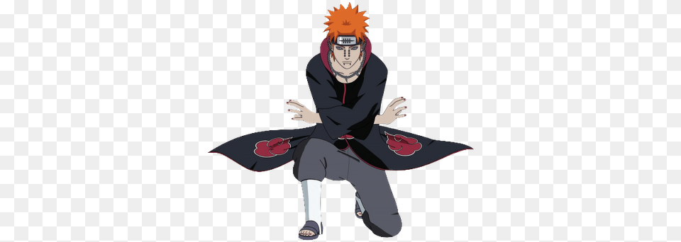 Pein On Narutostormworldfansub Equipe Pain Naruto Cuerpo Completo, Book, Comics, Publication, Adult Free Transparent Png