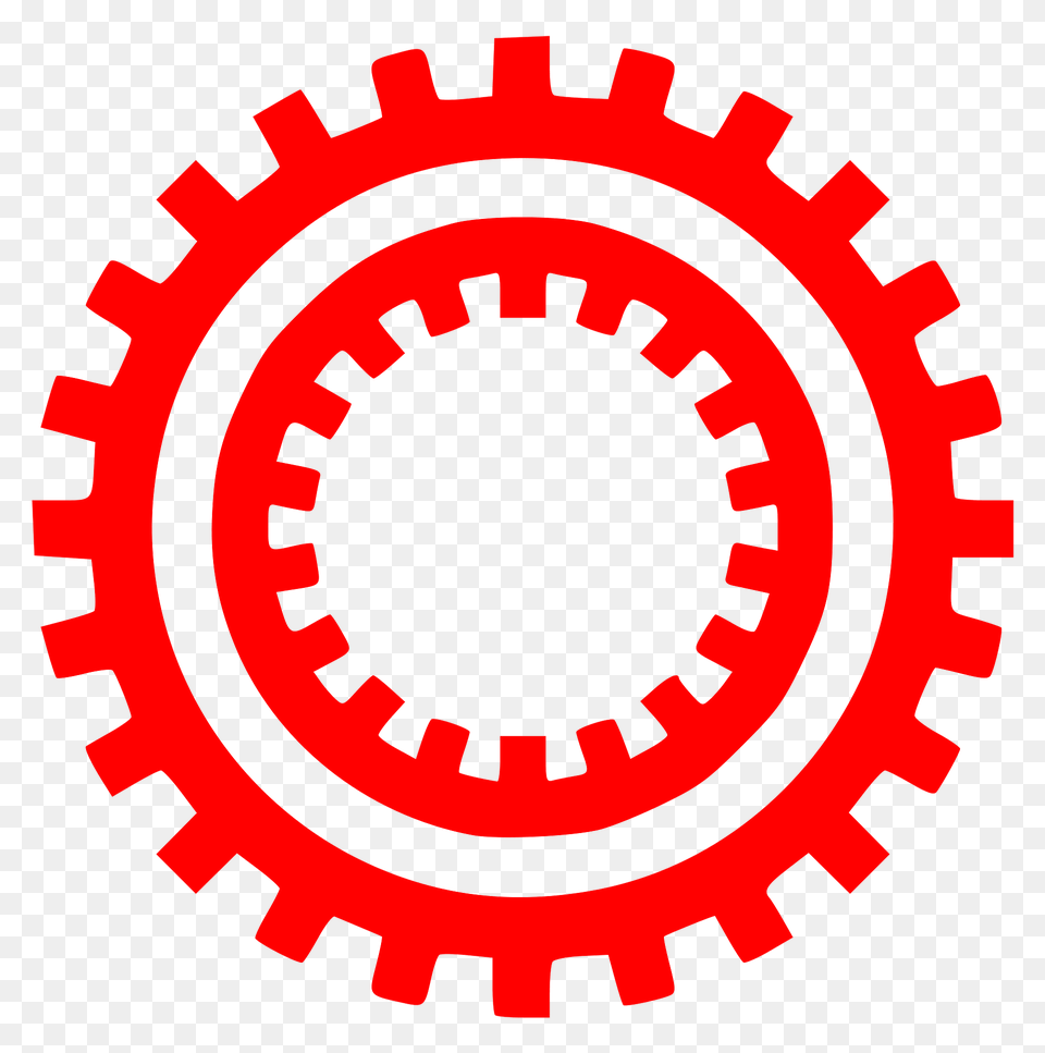Peklabog Symbol Red Clipart, Machine, Gear, Dynamite, Weapon Free Transparent Png