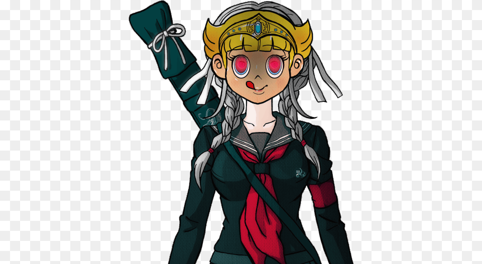 Peko Pekoyama Halfbody Sprite 3 Peko Pekoyama X Fuyuhiko Kuzuryuu, Book, Comics, Publication, Person Png