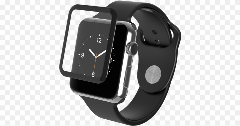 Pelcula Zagg Vidro Apple Watch 42mm Apple Watch Series 3 42mm Screen Protector, Arm, Body Part, Person, Wristwatch Free Transparent Png