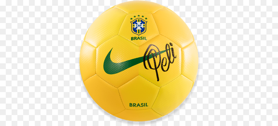 Pele Autographed Brazil Nike Soccer Brazil Soccer Ball Pele, Football, Soccer Ball, Sport Free Png Download