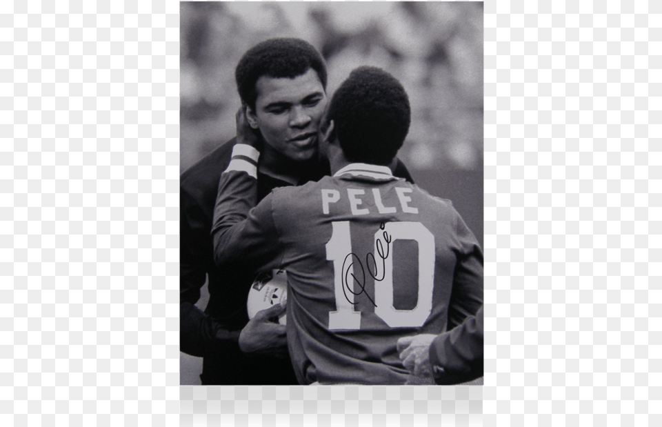 Pele Kissing Muhammad Ali, People, Person, Adult, Male Free Png Download