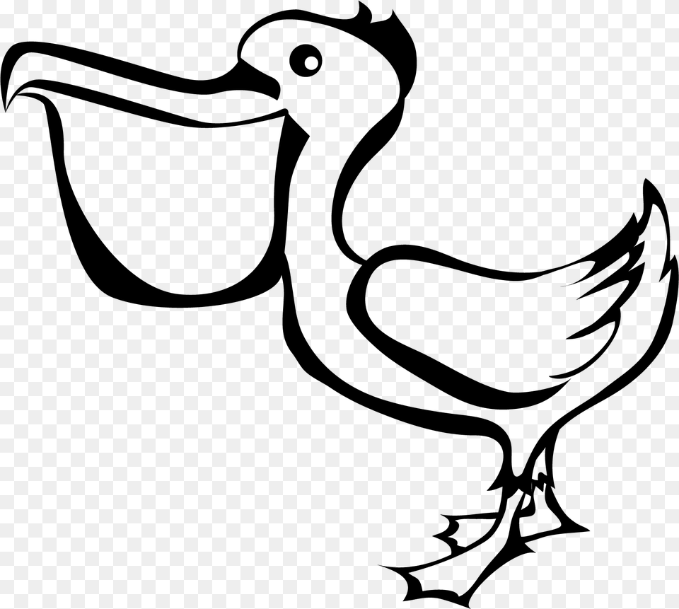 Pelican Clipart Vector Pelican Black And White Clipart Free Transparent Png