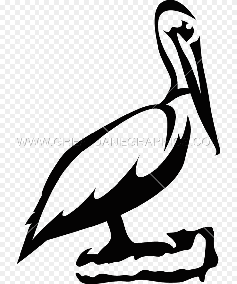 Pelican Pixels Production Ready Artwork For T Shirt Printing, Animal, Bird, Waterfowl, Bow Png Image
