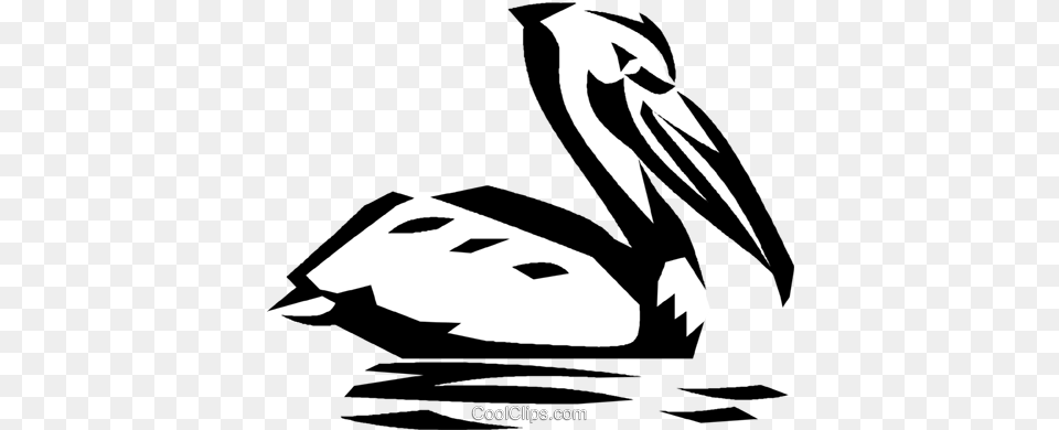 Pelican Royalty Free Vector Clip Art Illustration Pelican Vector, Animal, Bird, Waterfowl, Fish Png Image