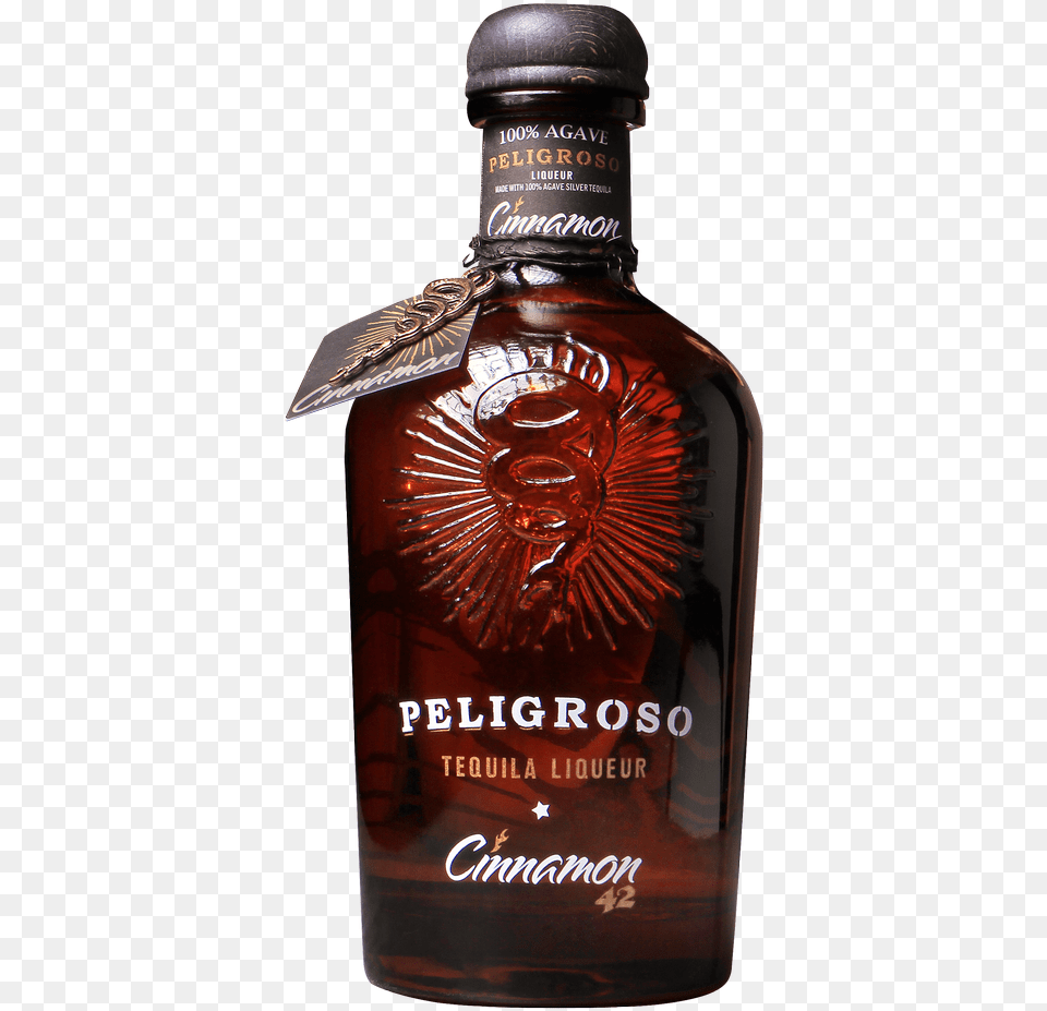 Peligroso Cinnamon Tequila Peligroso Tequila Liqueur Cinnamon, Alcohol, Beverage, Liquor, Bottle Free Png