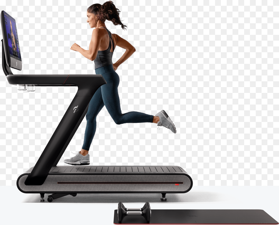 Peloton Tread 2018 Fitness Equipment, Adult, Woman, Female, Person Free Png