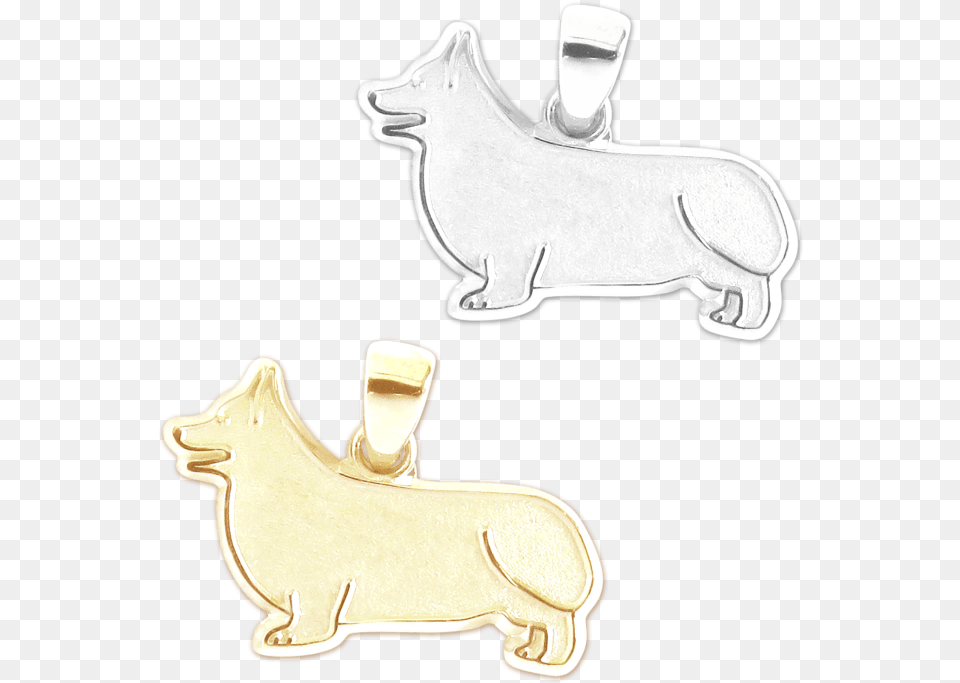 Pembroke Welsh Corgi Charm Or Pendant In Sterling Silver Pembroke Welsh Corgi, Accessories, Smoke Pipe, Animal, Mammal Free Png