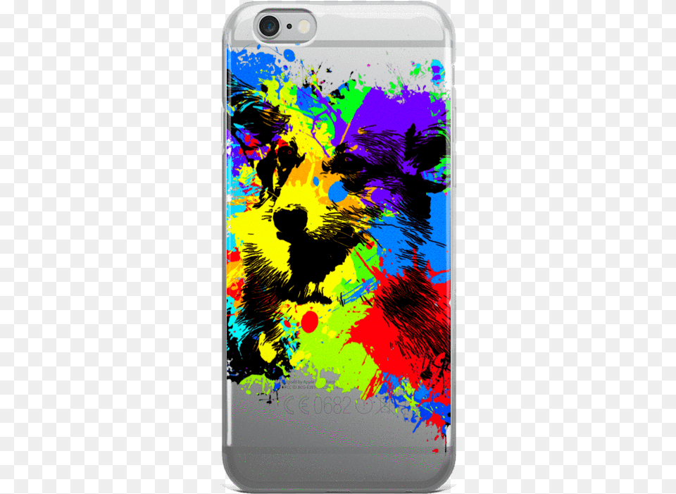 Pembroke Welsh Corgi Colorful Splash Paint Iphone, Electronics, Mobile Phone, Phone, Art Png