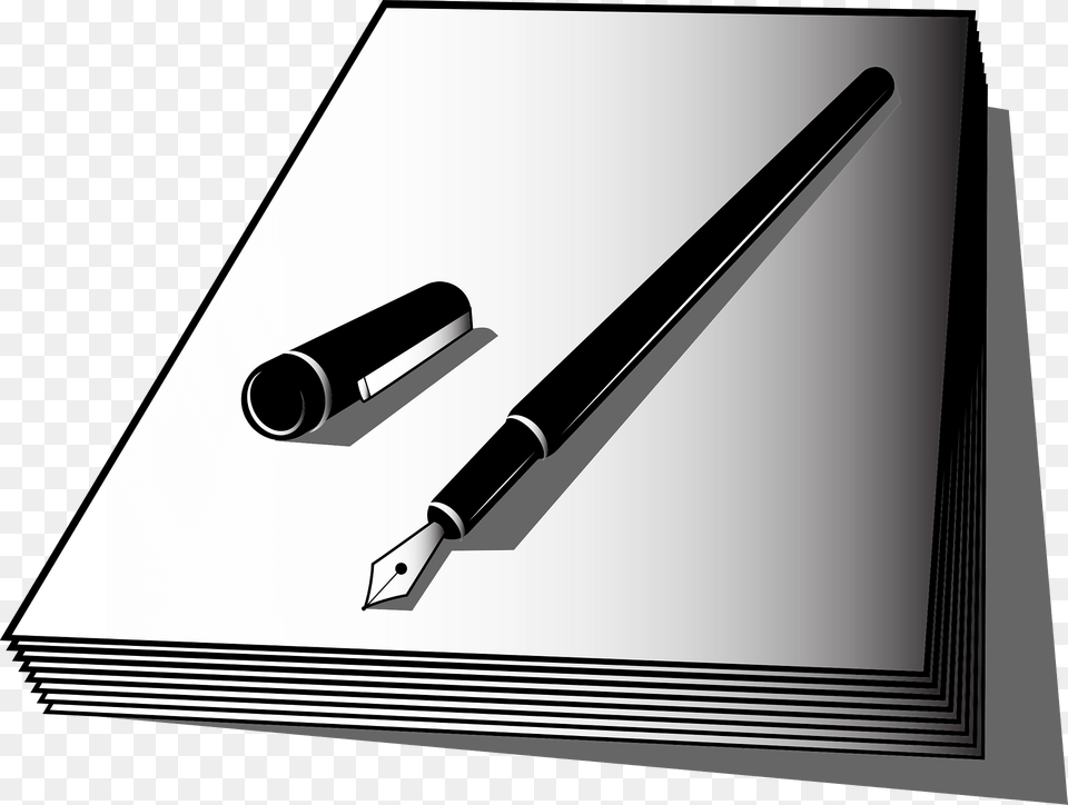 Pen And Book Clipart Free Png