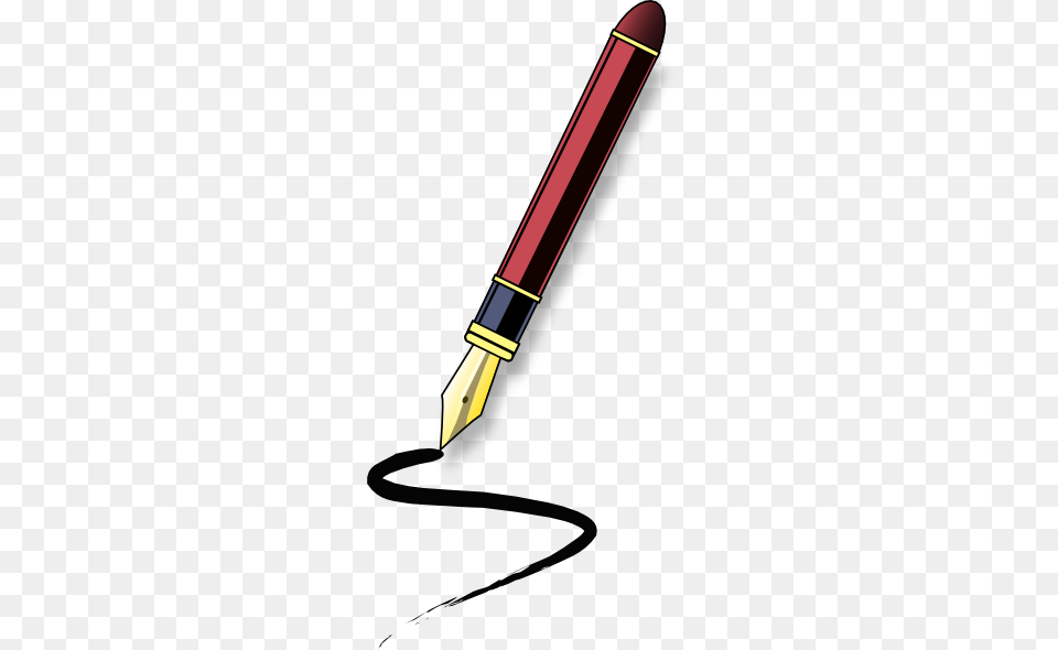 Pen Black And White Clipart, Fountain Pen, Rocket, Weapon Free Png