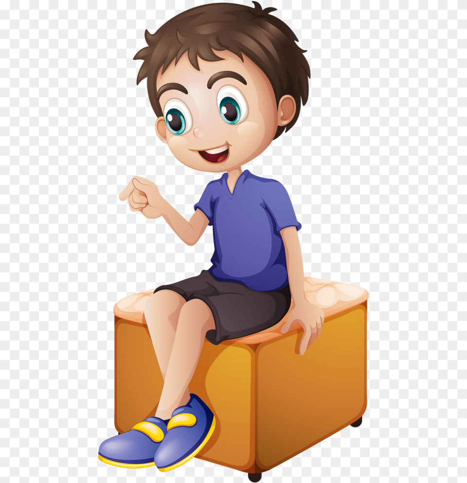 Pen Clipart Boy Boy Sitting On Chair Clipart, Baby, Person, Face, Head Png