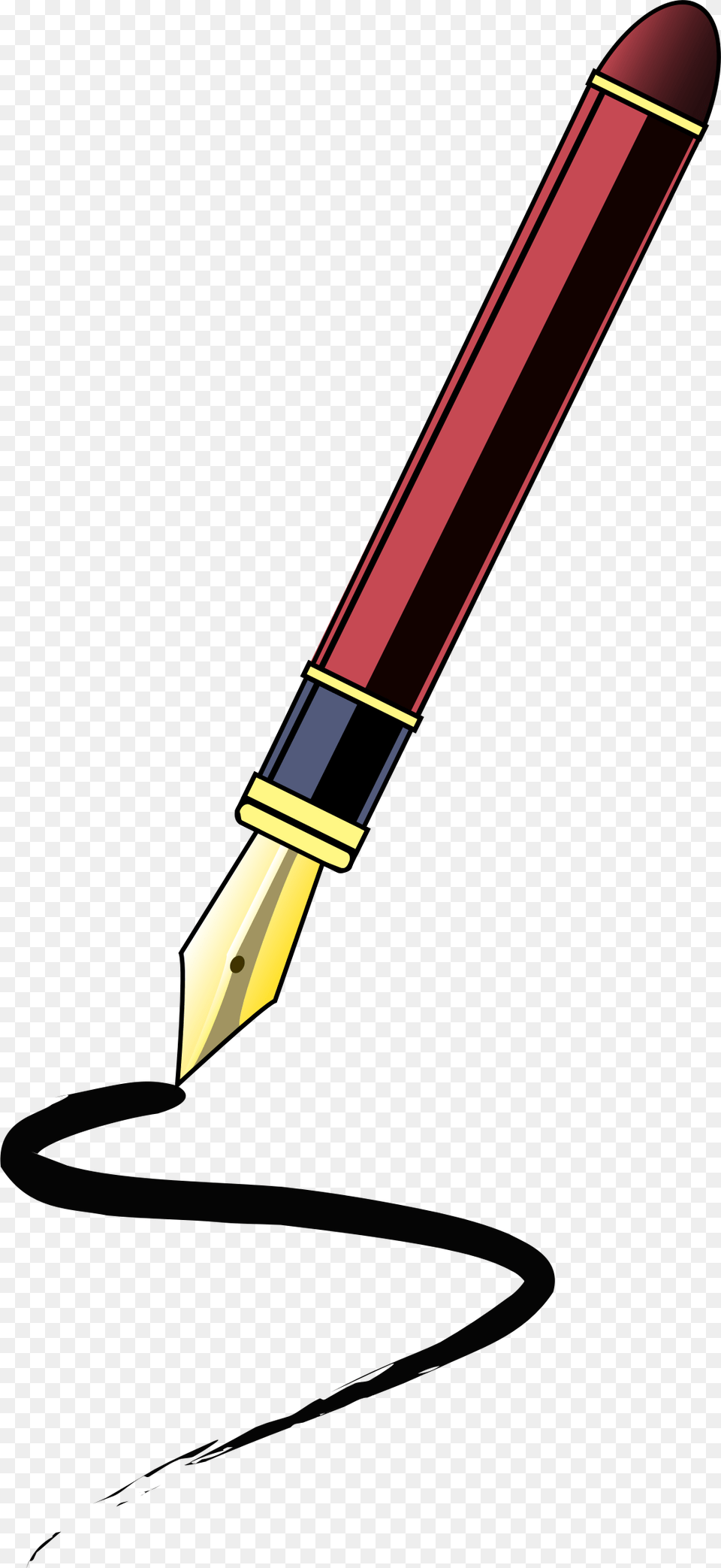 Pen Clipart Journalist, Fountain Pen, Blade, Dagger, Knife Png