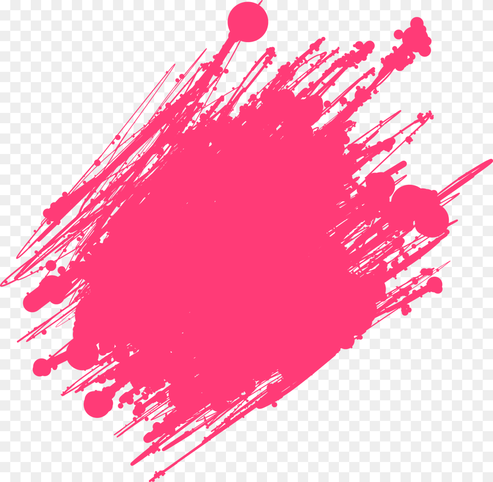 Pen Red Transprent Pink, Stain Png