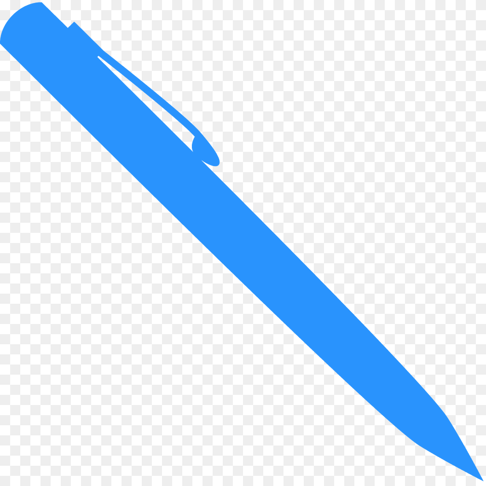 Pen Silhouette, Blade, Dagger, Knife, Weapon Free Transparent Png