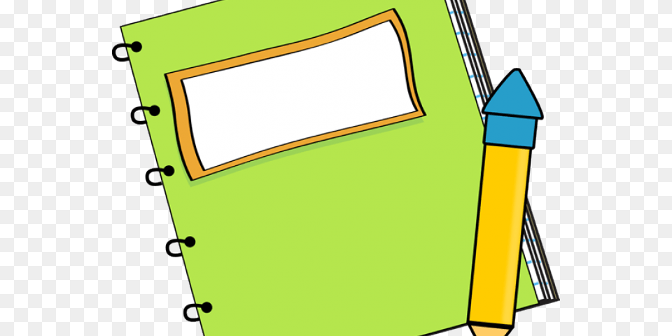 Pencil And Book Clipart Png