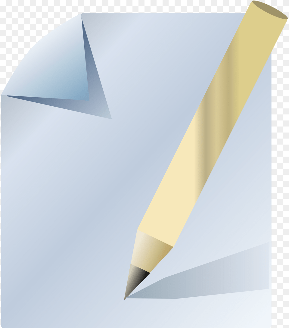 Pencil And Paper Clipart Free Transparent Png