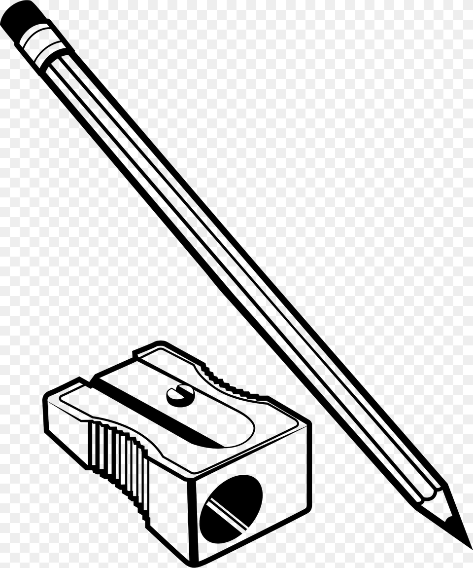 Pencil And Sharpener Clipart, Smoke Pipe Free Png