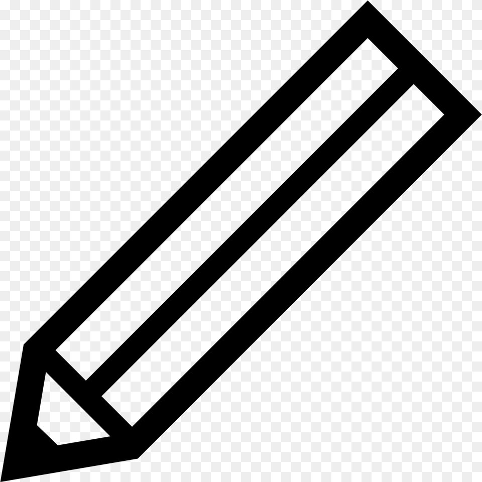Pencil Black And White, Gray Free Png