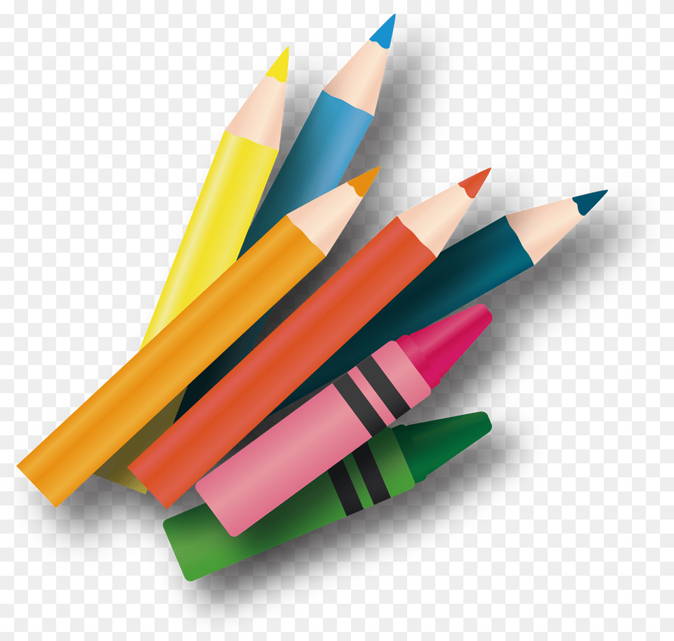 Pencil Cartoon Pen Transprent Stationery Cartoon, Rocket, Weapon, Crayon Png Image