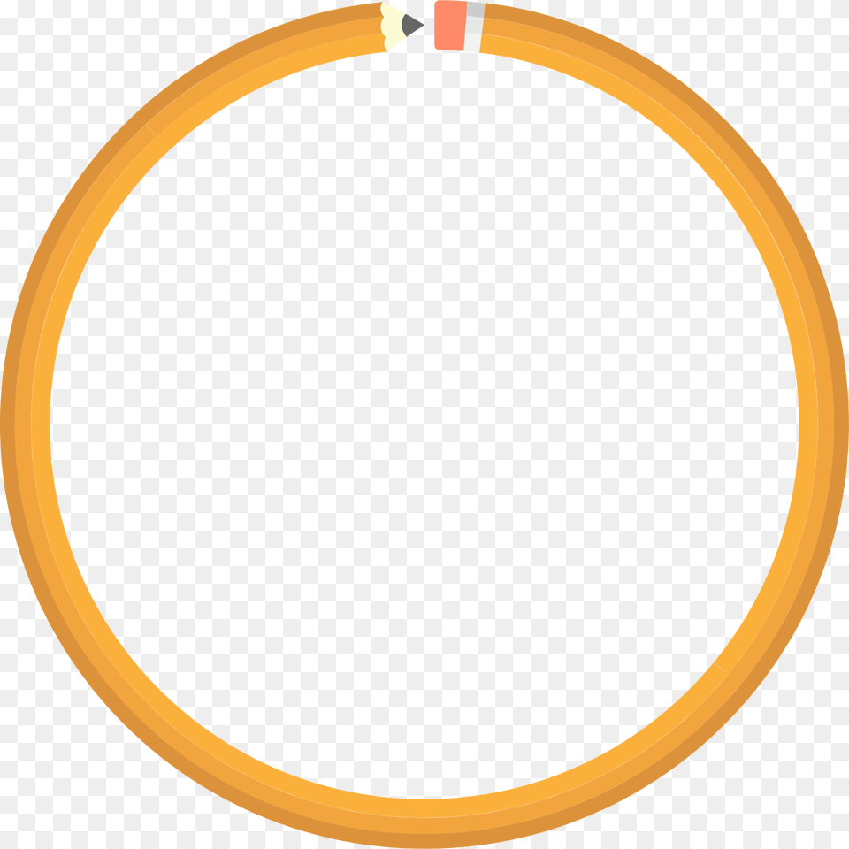 Pencil Clipart, Hoop, Oval Free Png Download