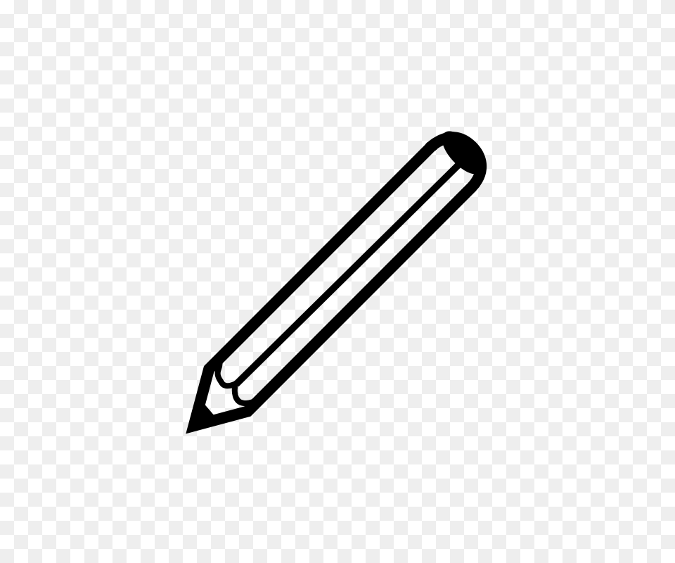 Pencil Clipart Black And White, Gray Png