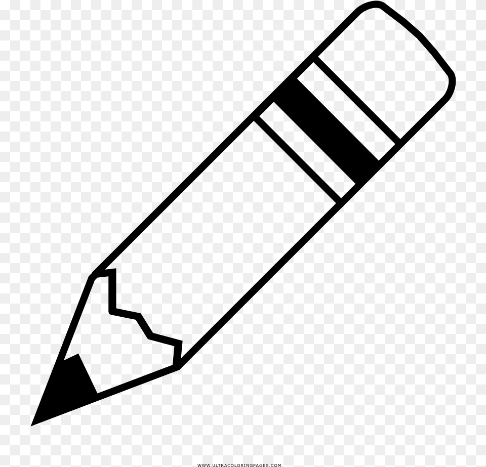 Pencil Coloring, Gray Png Image