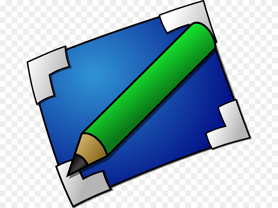Pencil Green Board Blue Color, Dynamite, Weapon, Text Free Png