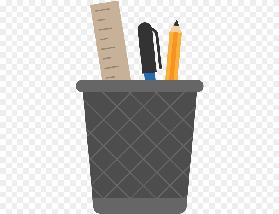 Pencil Holder Vector, Basket, Blackboard Free Png