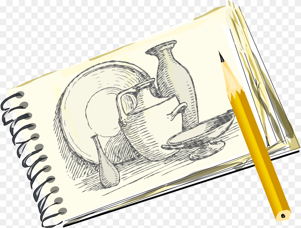 Pencil Line Art Sketchbook Clip Art, Drawing Png Image