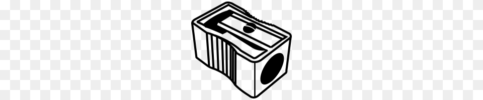 Pencil Sharpener, Gray Free Png