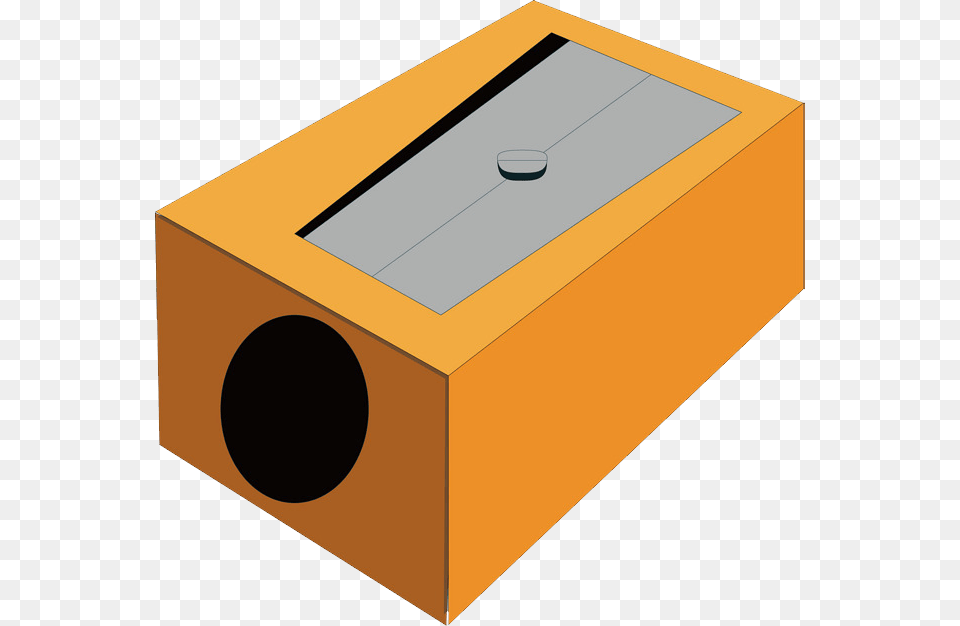 Pencil Sharpener Sacapuntas De Carton, Box, Cardboard Free Png Download