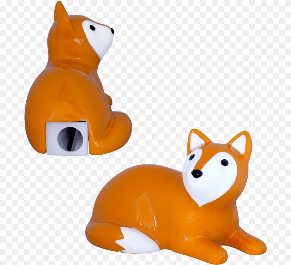 Pencil Sharpener Zoome Sharpener Fox Animal Figure, Plush, Toy, Cat, Mammal Png