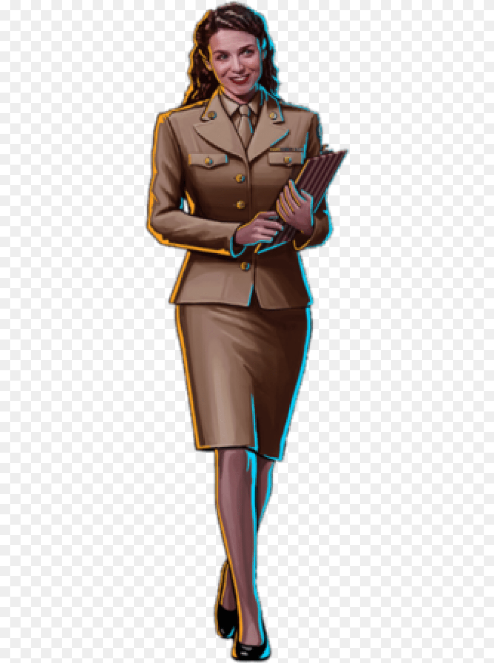 Pencil Skirt, Adult, Clothing, Coat, Female Free Png Download