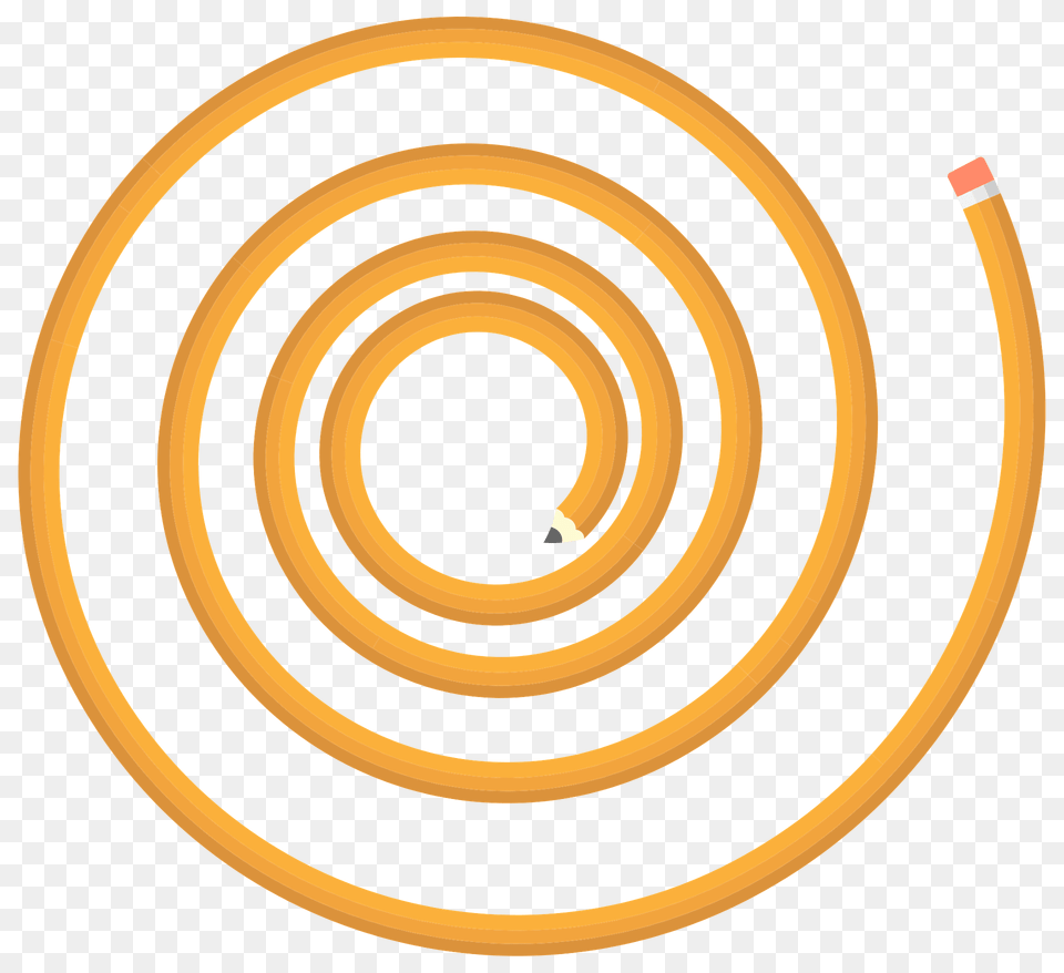 Pencil Spiral Clipart, Coil Png Image