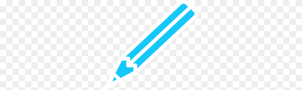 Pencil White Blue Clip Art Free Transparent Png